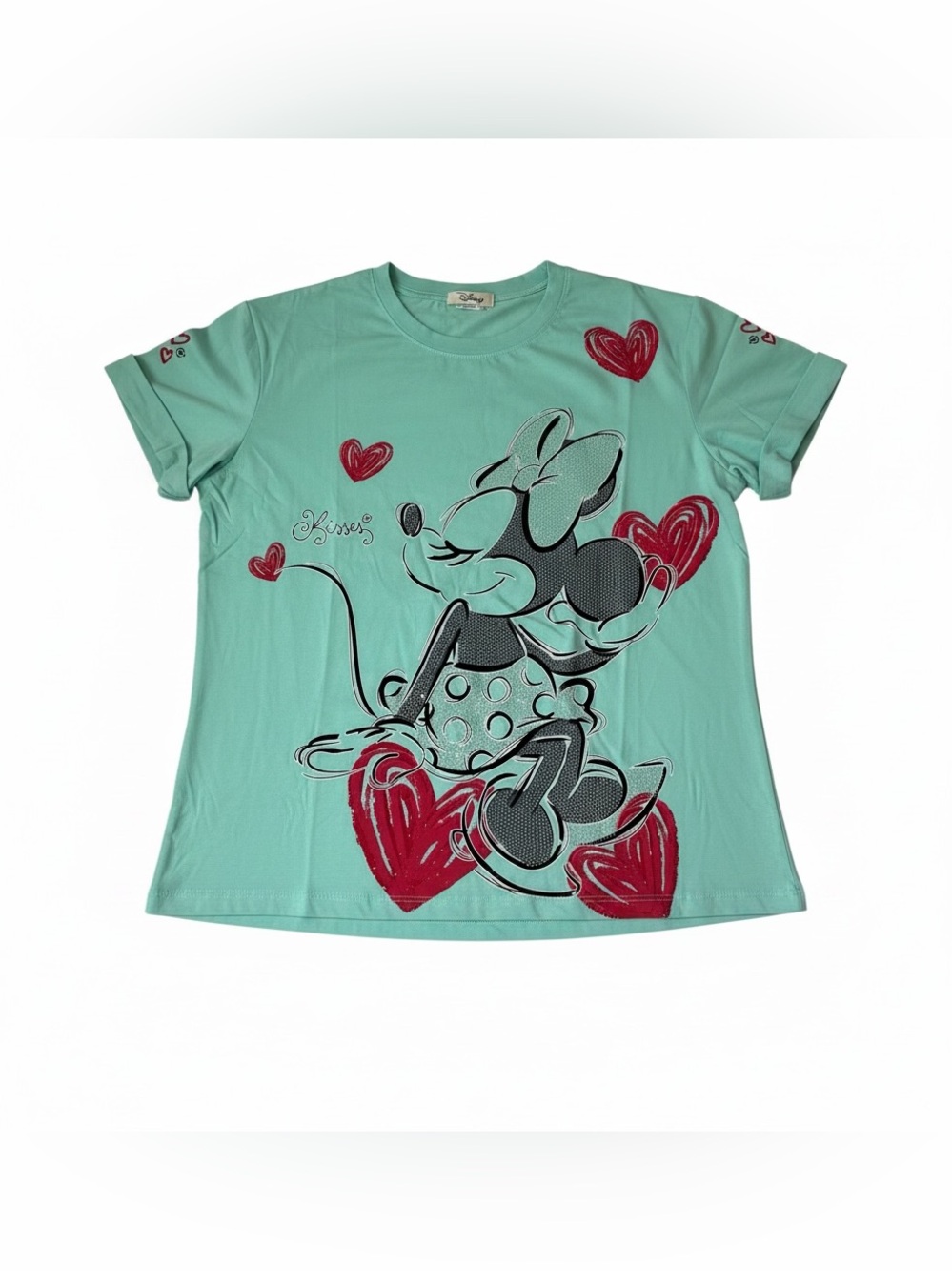 Disney Minnie Mouse Rhinestone Graphic Tee